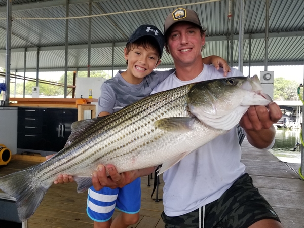 Striper Guide Stephen Andre's Lake Texoma Fishing Reports